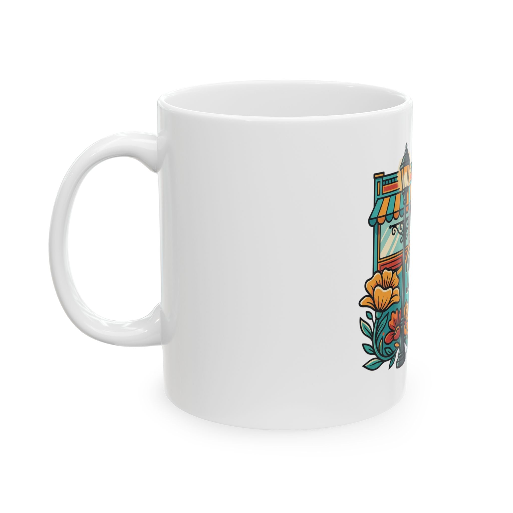 Belmont Cragin Ceramic Mug — Vintage Neighborhood Coffee Cup (11oz & 15oz)