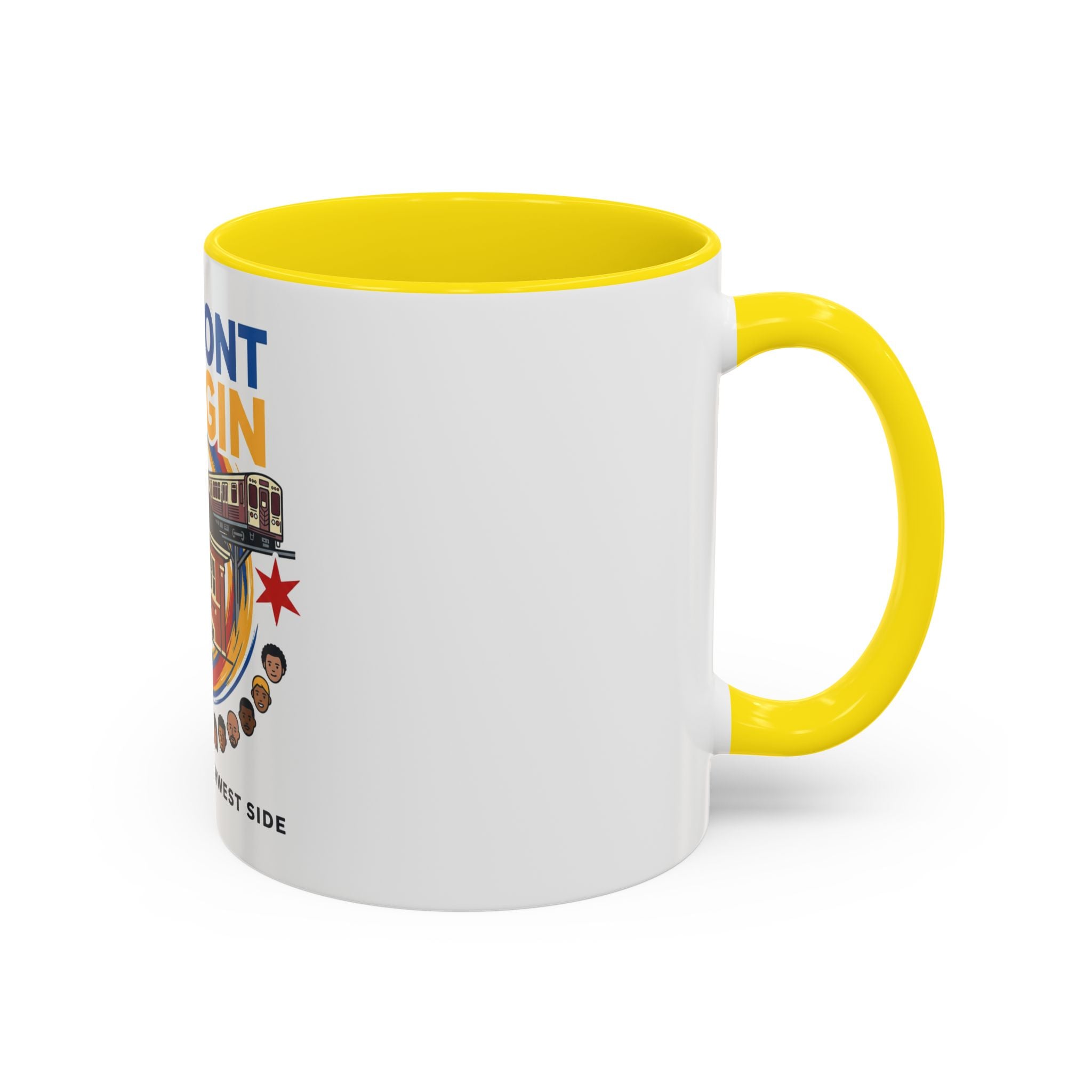 Belmont Cragin Chicago Accent Coffee Mug – Northwest Side Neighborhood Design (11/15 oz)