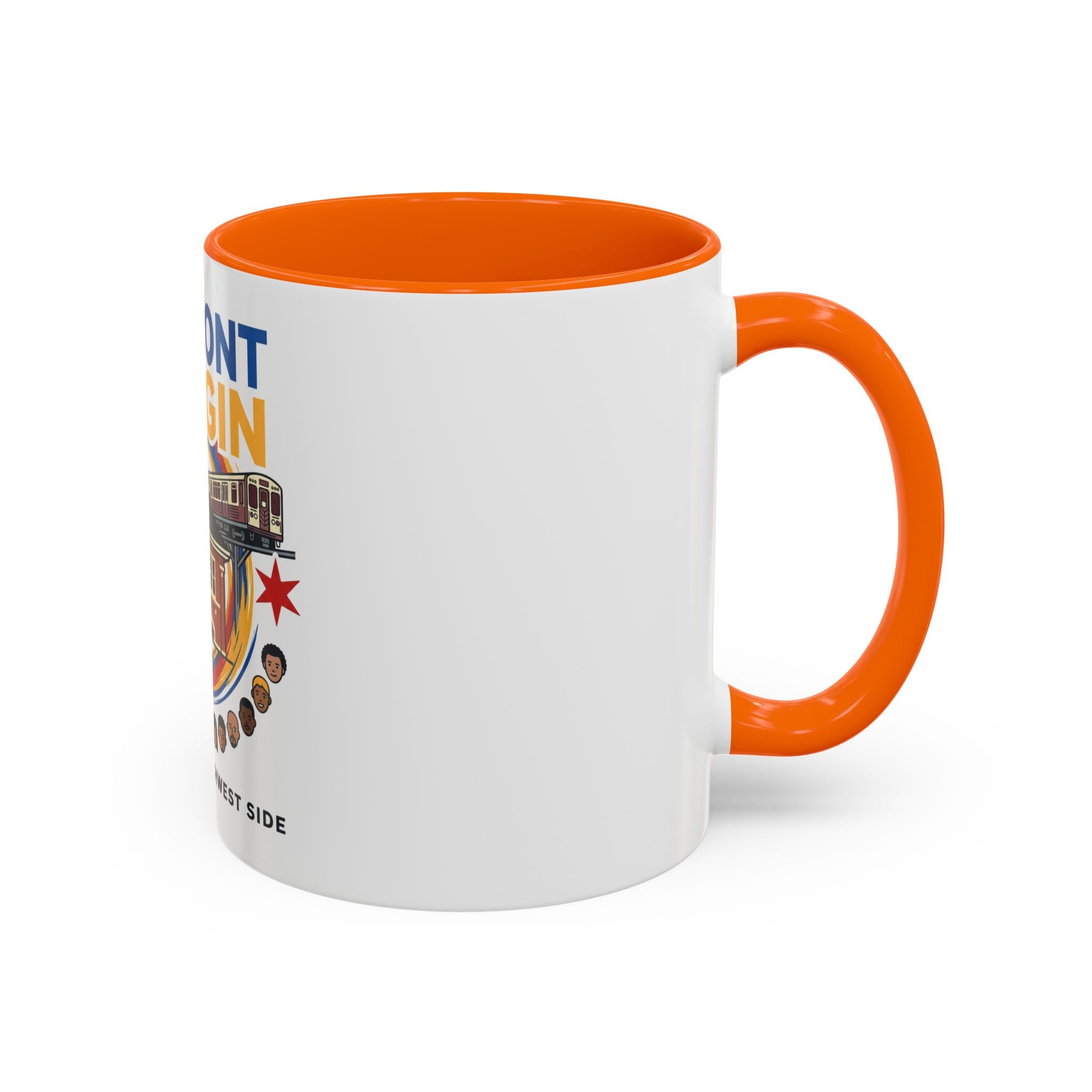 Belmont Cragin Chicago Accent Coffee Mug – Northwest Side Neighborhood Design (11/15 oz)