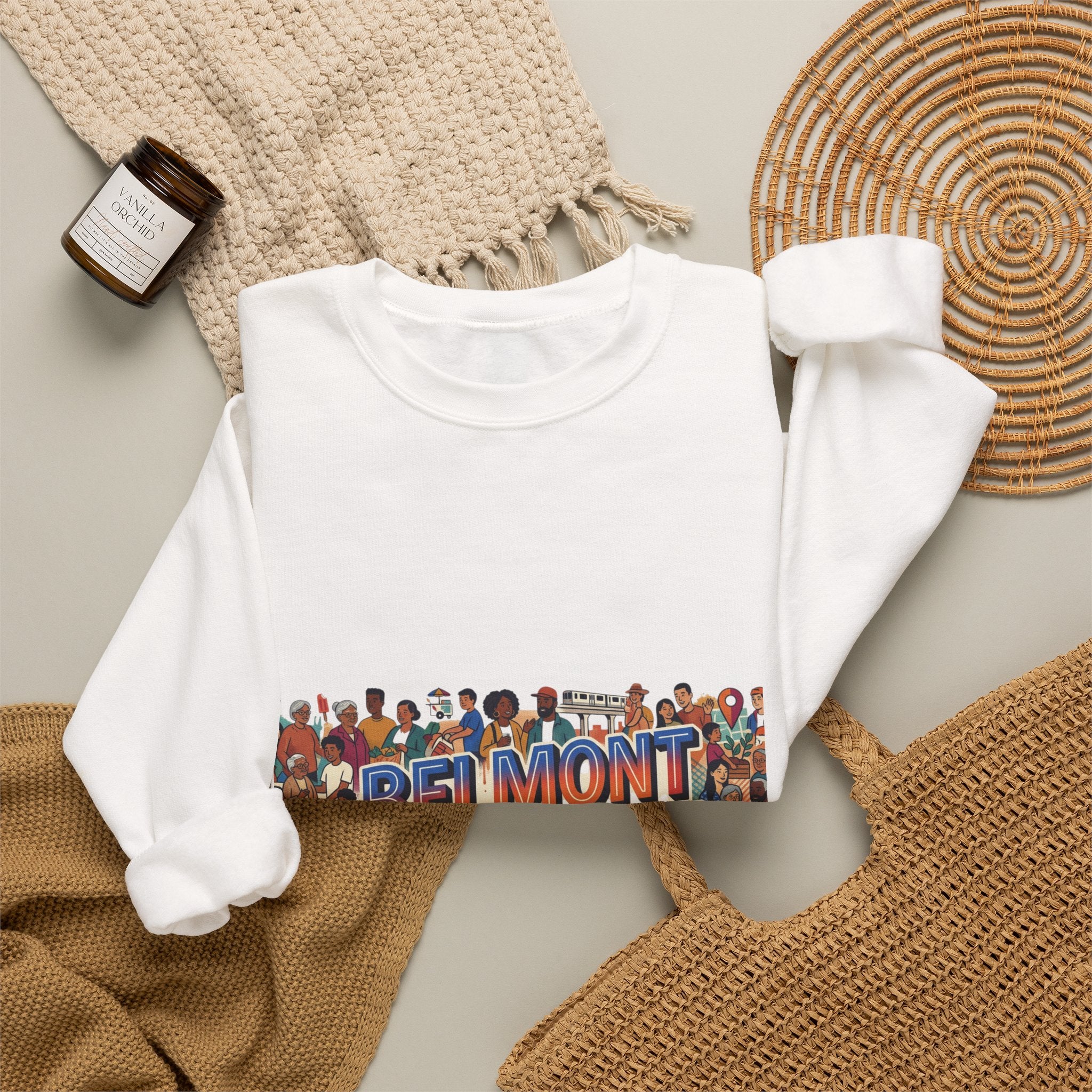Belmont Cragin Chicago Crewneck Sweatshirt — Neighborhood Pride Pullover