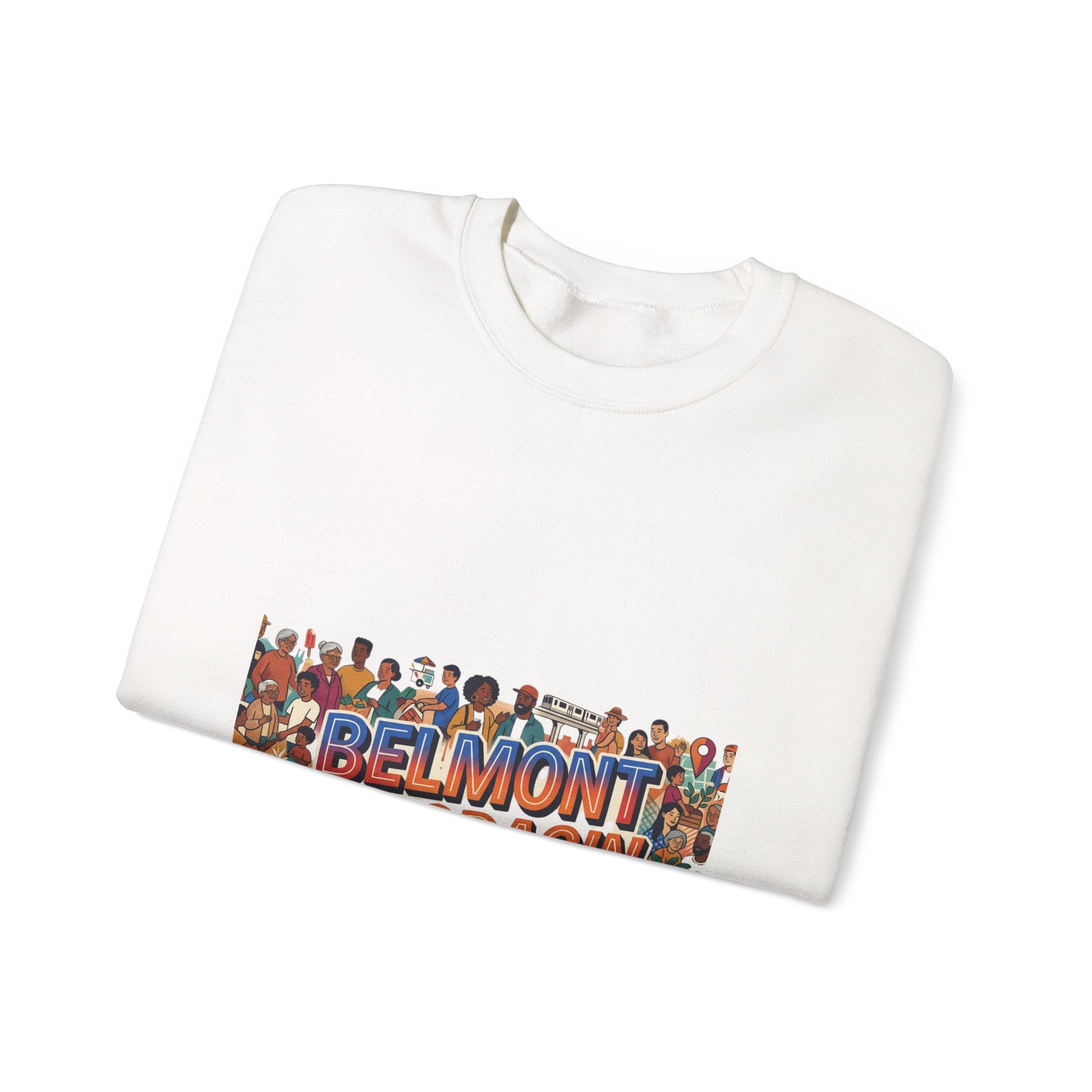 Belmont Cragin Chicago Crewneck Sweatshirt — Neighborhood Pride Graphic Pullover