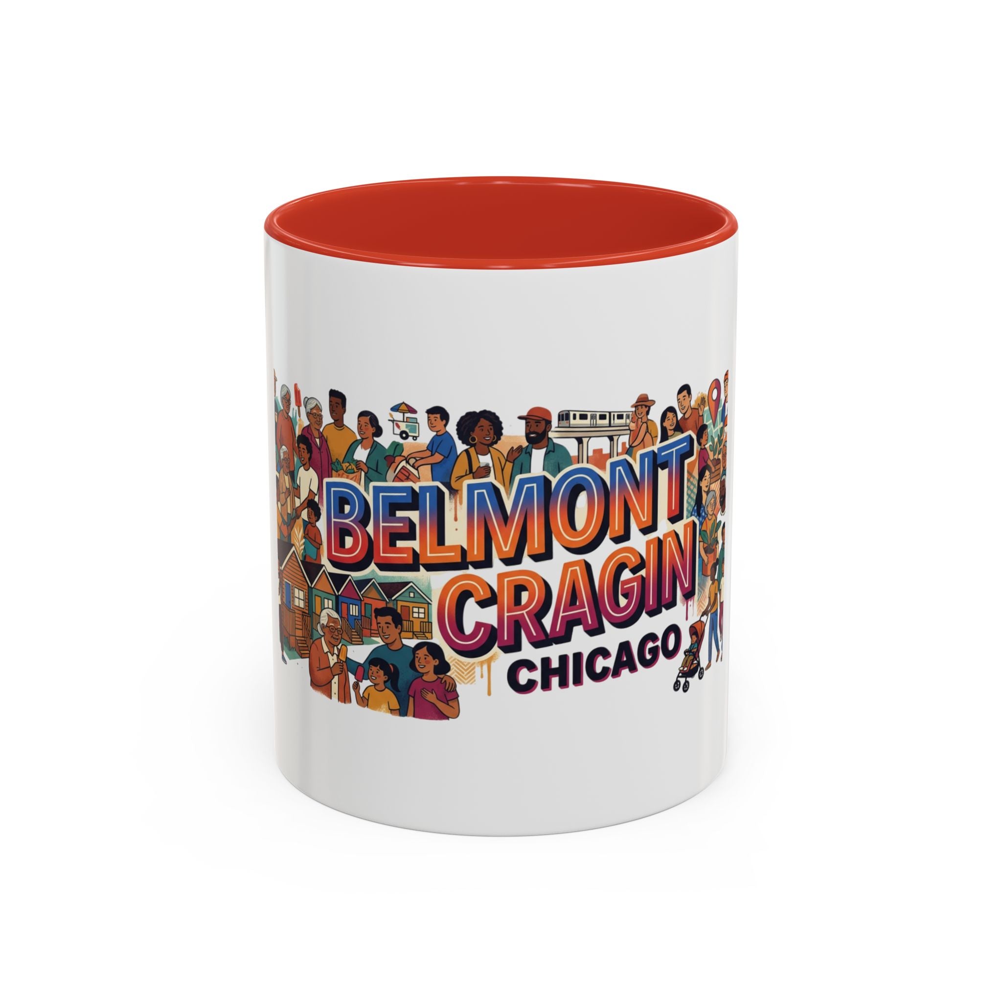 Belmont Cragin Chicago Accent Coffee Mug — Neighborhood Pride 11/15oz