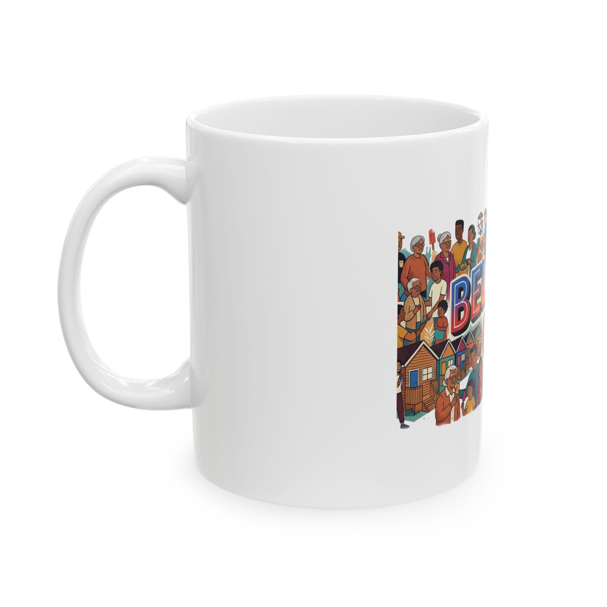 Belmont Cragin Chicago Ceramic Mug — Neighborhood Pride Coffee Cup (11oz/15oz)