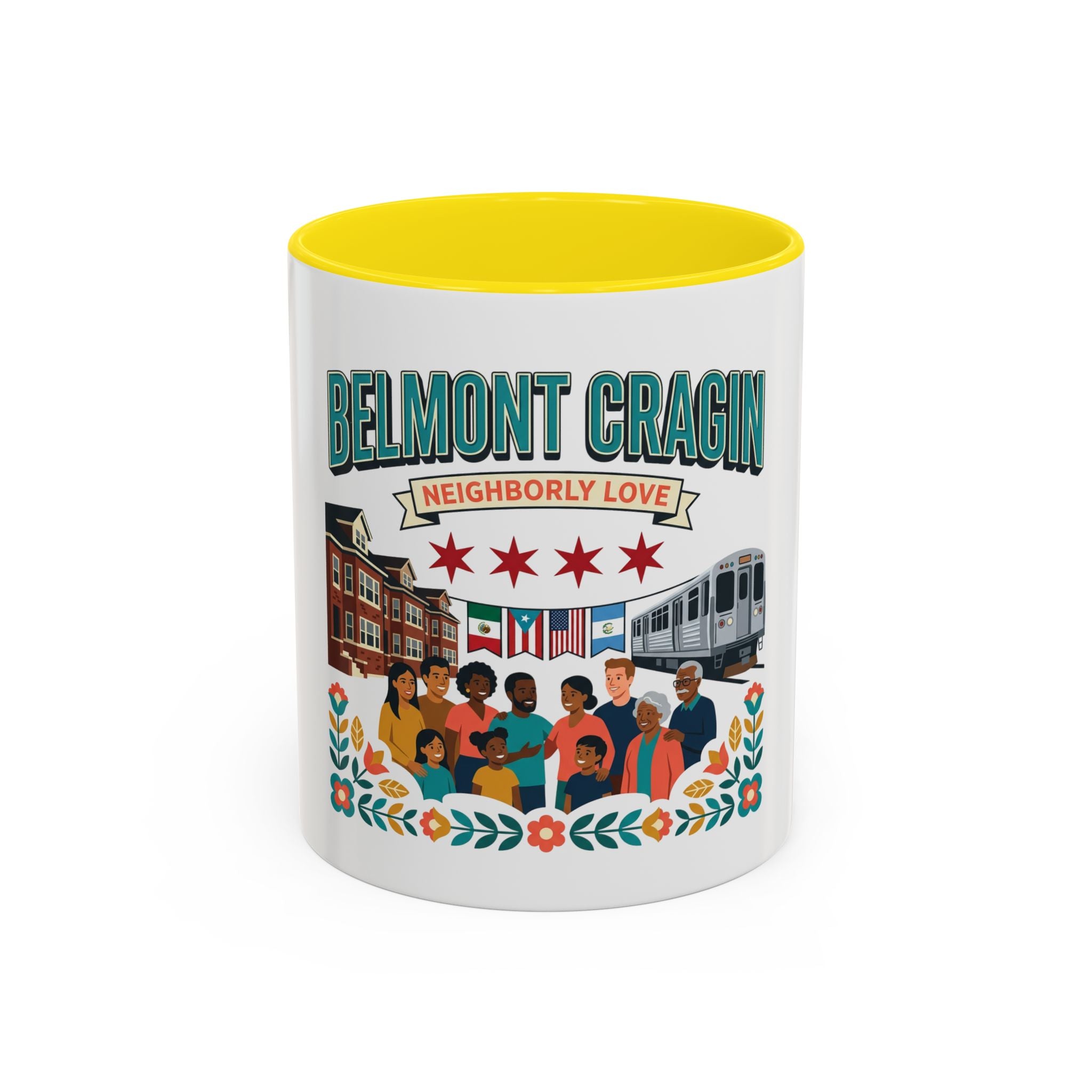 Belmont Cragin Neighborly Love Accent Coffee Mug