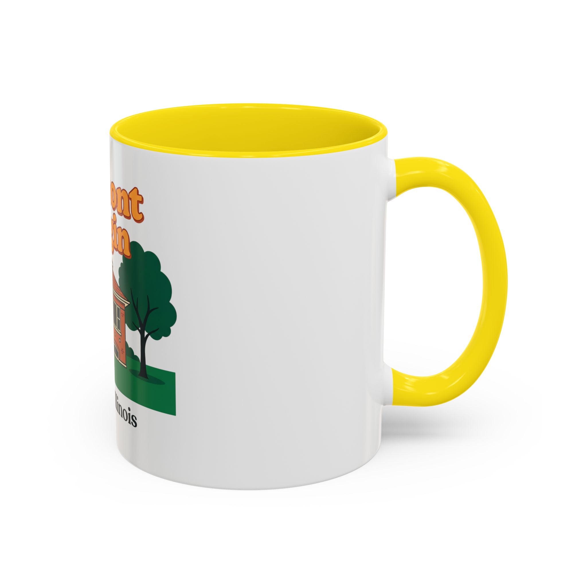 Belmont Cragin Chicago Illinois Coffee Mug — Vintage Neighborhood House Design