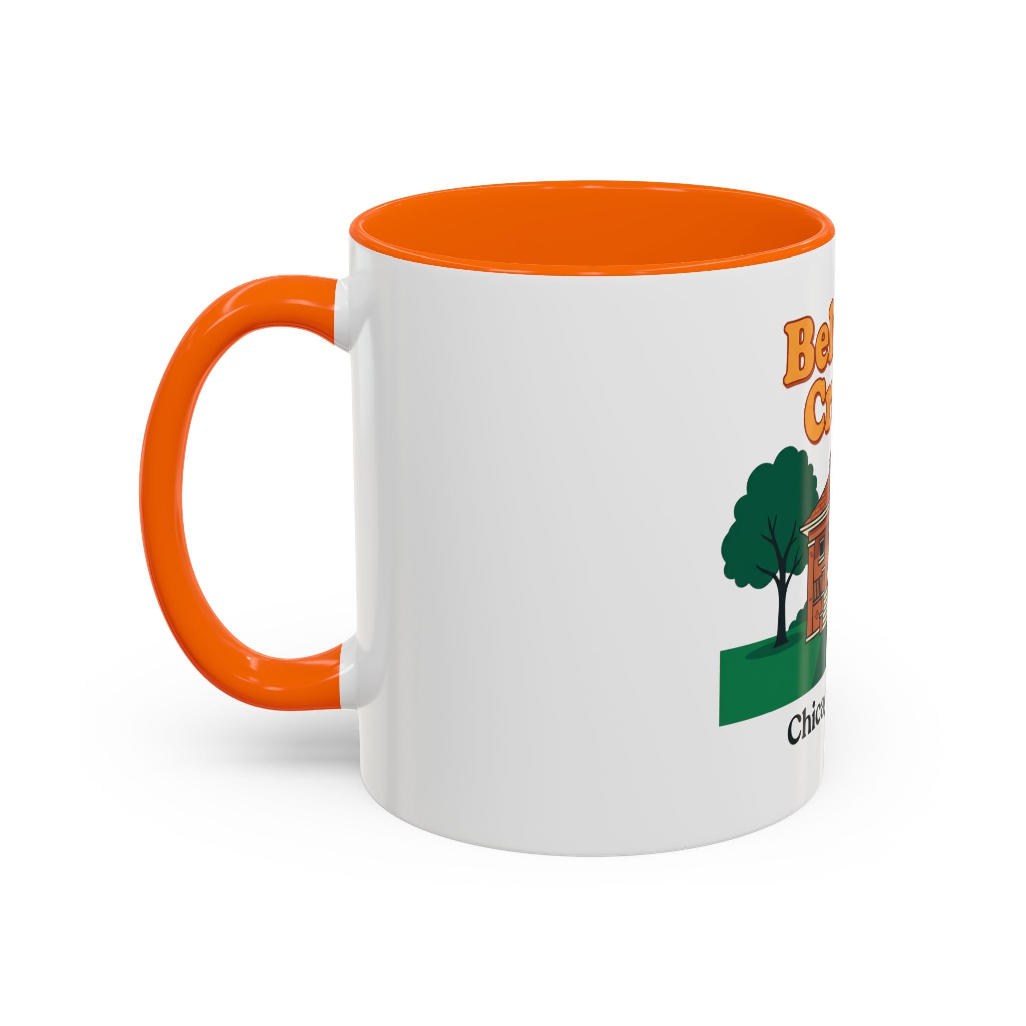 Belmont Cragin Chicago Illinois Coffee Mug — Vintage Neighborhood House Design