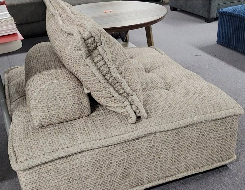 Corduroy Floor Chair with Backrest – Sand